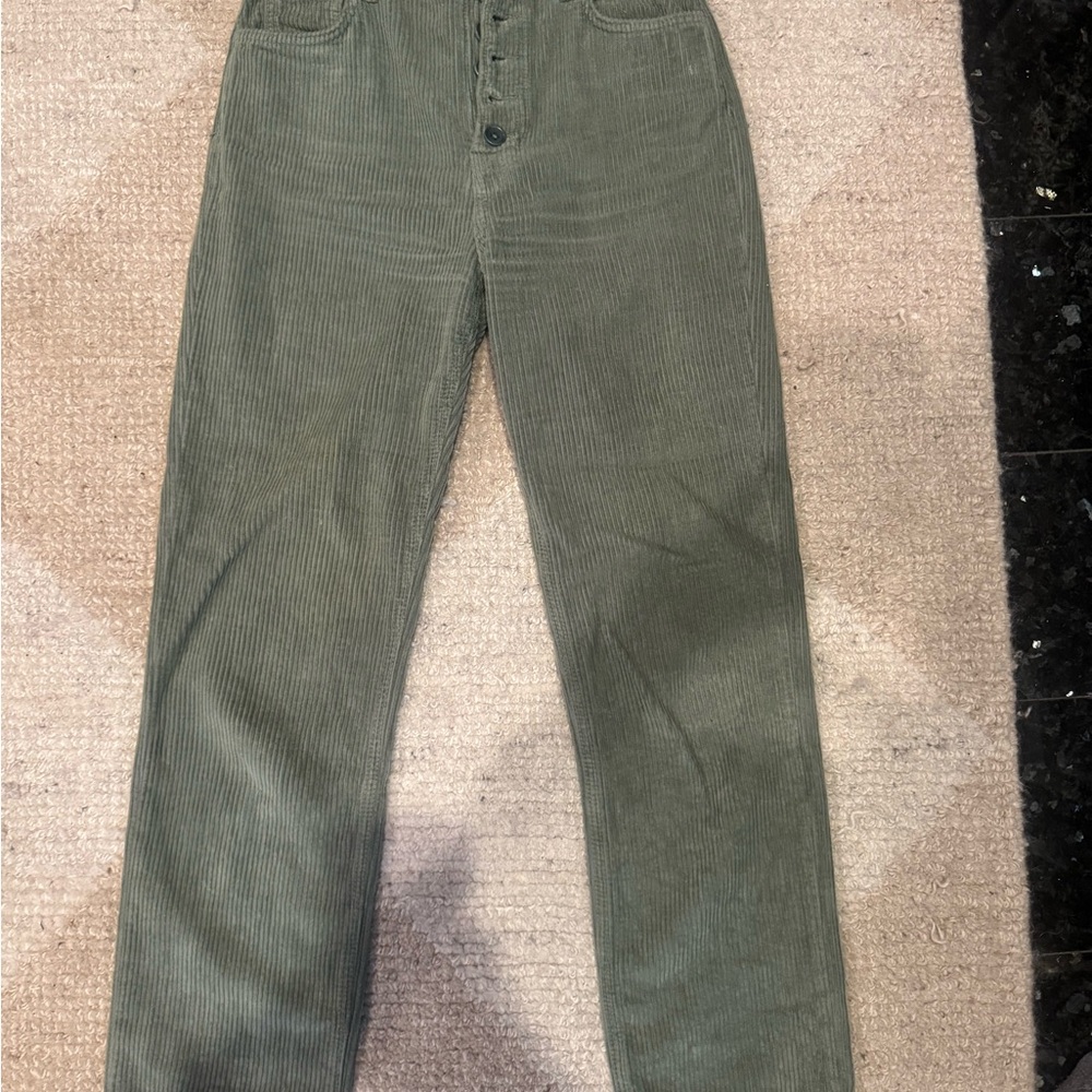 Reformation Cynthia Green Pants